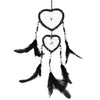Handmade Heart Dream Catcher with Feather Car Wall Hanging Decor