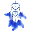 Handmade Heart Dream Catcher with Feather Car Wall Hanging Decor
