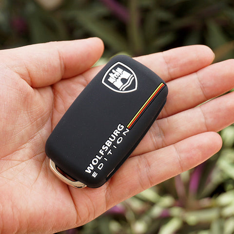 Silicone rubber car key fob case protected