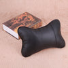 1 pcs Car Leather Neck Headrest Super Soft Memory Foam Auto
