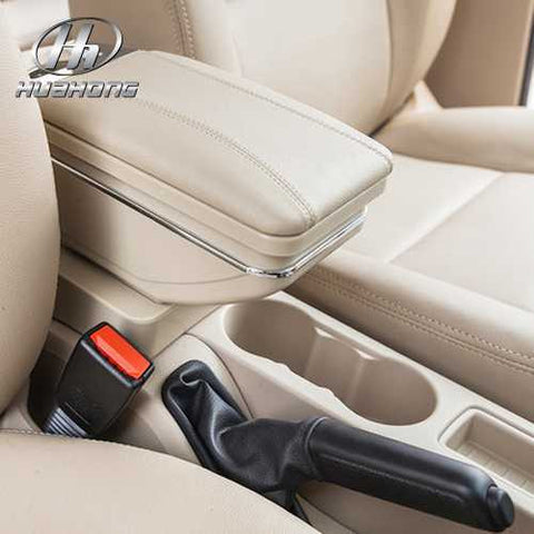 Car armrest central Store content Storage box with cup holder