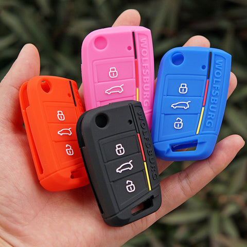 Silicone key fob case cover shell skin