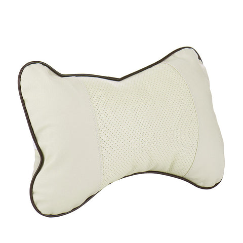 2PCS Car headrest leather auto supplies neck headrest Warm  Auto safety headrest