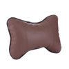 2PCS Car headrest leather auto supplies neck headrest Warm  Auto safety headrest