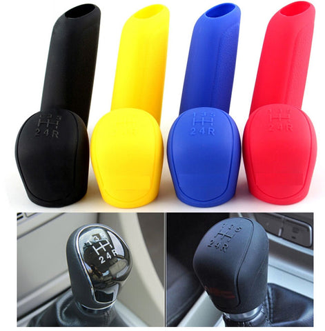 Handbrake Gear Head Shift Knob Silicone Cover New