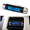 Temperature Thermometer Clock Calendar Automotive Blue Backlight