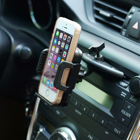 Mount Phone Car Holder Auto Arm Clamp Rotaing